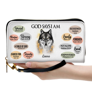 What God Says About You - Thoughtful Gift For Christians - Personalized Clutch Purses - AT4080920