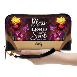 Bless The Lord O My Soul - Thoughtful Gift For Christians - Personalized Clutch Purses - AT4080728