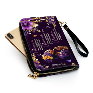 Blessed Is She - Scripture Gifts For Women Of God - Personalized Clutch Purses - AT4080956