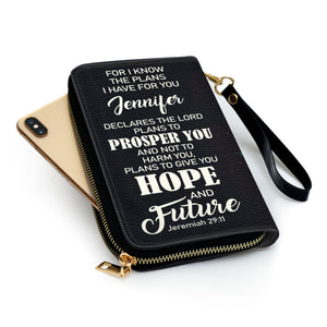 For I Know The Plans I Have For You - Awesome Personalized Clutch Purses - AT4080744