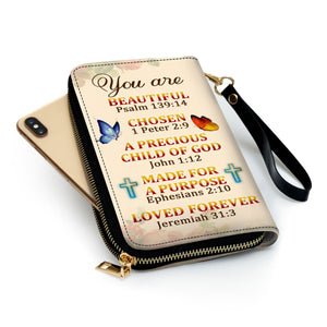 A Precious Child Of God - Thoughtful Gift For Christians - Personalized Clutch Purses - AT4080838