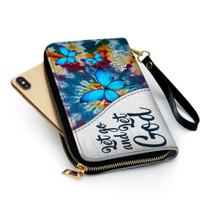 Let Go And Let God - Unique Personalized Clutch Purses - AT4081425