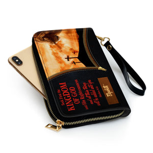 Seek First The Kingdom Of God And His Righteousness - Unique Personalized Clutch Purses - AT4081455