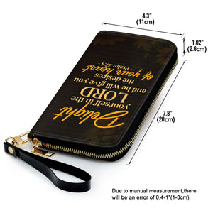 Delight Yourself In The Lord - Thoughtful Gift For Christians - Personalized Clutch Purses - AT4080737