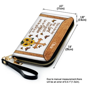 Cross This Is The Day That The Lord Has Made - Beautiful Personalized Clutch Purses - AT4081406