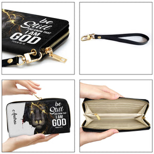 Be Still And Know That I Am God - Personalized Lion Clutch Purses - AT4080707