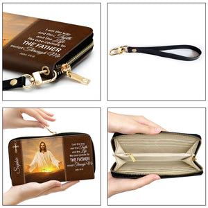 I Am The Way And The Truth And The Life - Scripture Gifts For Women Of God - Personalized Clutch Purses - AT4081346