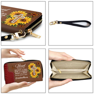 Blessed Are Those Who Spoil And Pamper - Thoughtful Gift For Christians - Personalized Clutch Purses - AT4081335