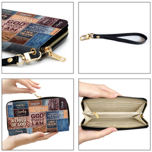 God Says I Am - Thoughtful Gift For Christians - Personalized Clutch Purses - AT4080972