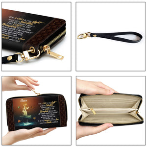 The Lord Is My Light And My Salvation - Scripture Gifts For Women Of God - Personalized Clutch Purses - AT4081334