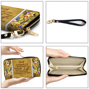 I Will Advise You And Watch Over You - Beautiful Personalized Clutch Purses - AT4080827