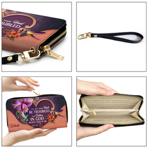 Let Not Your Heart Be Troubled - Awesome Personalized Clutch Purses - AT4081333