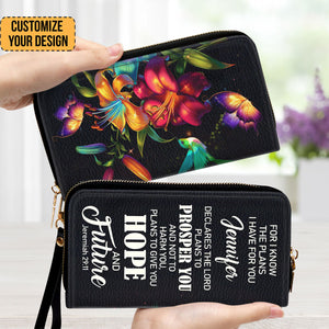 For I Know The Plans I Have For You - Awesome Personalized Clutch Purses - AT4080744