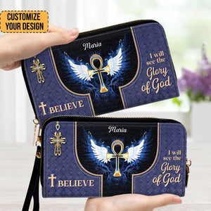 I Believe I Will See The Glory Of God - Thoughtful Gift For Christians - Personalized Clutch Purses - AT4080818