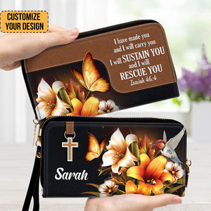 I Have Made You And I Will Carry You - Thoughtful Gift For Christians - Personalized Clutch Purses - AT4080719