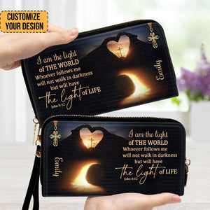 I Am The Light Of The World - Thoughtful Gift For Christians - Personalized Clutch Purses - AT4080718