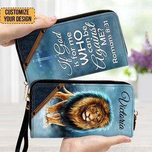 If God Is For Me Who Can Be Against Me - Awesome Personalized Clutch Purses - AT4080703