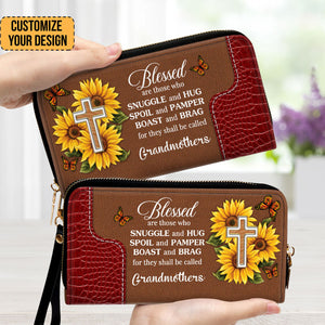 Blessed Are Those Who Spoil And Pamper - Thoughtful Gift For Christians - Personalized Clutch Purses - AT4081335