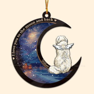 The Best Ornaments Are The Ones With Tails - Pet Memorial Personalized Wood Ornament - CLP06 DN100