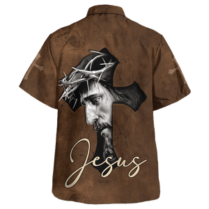 My King Wore This Crown Jesus Brown - Hawaiian Shirt