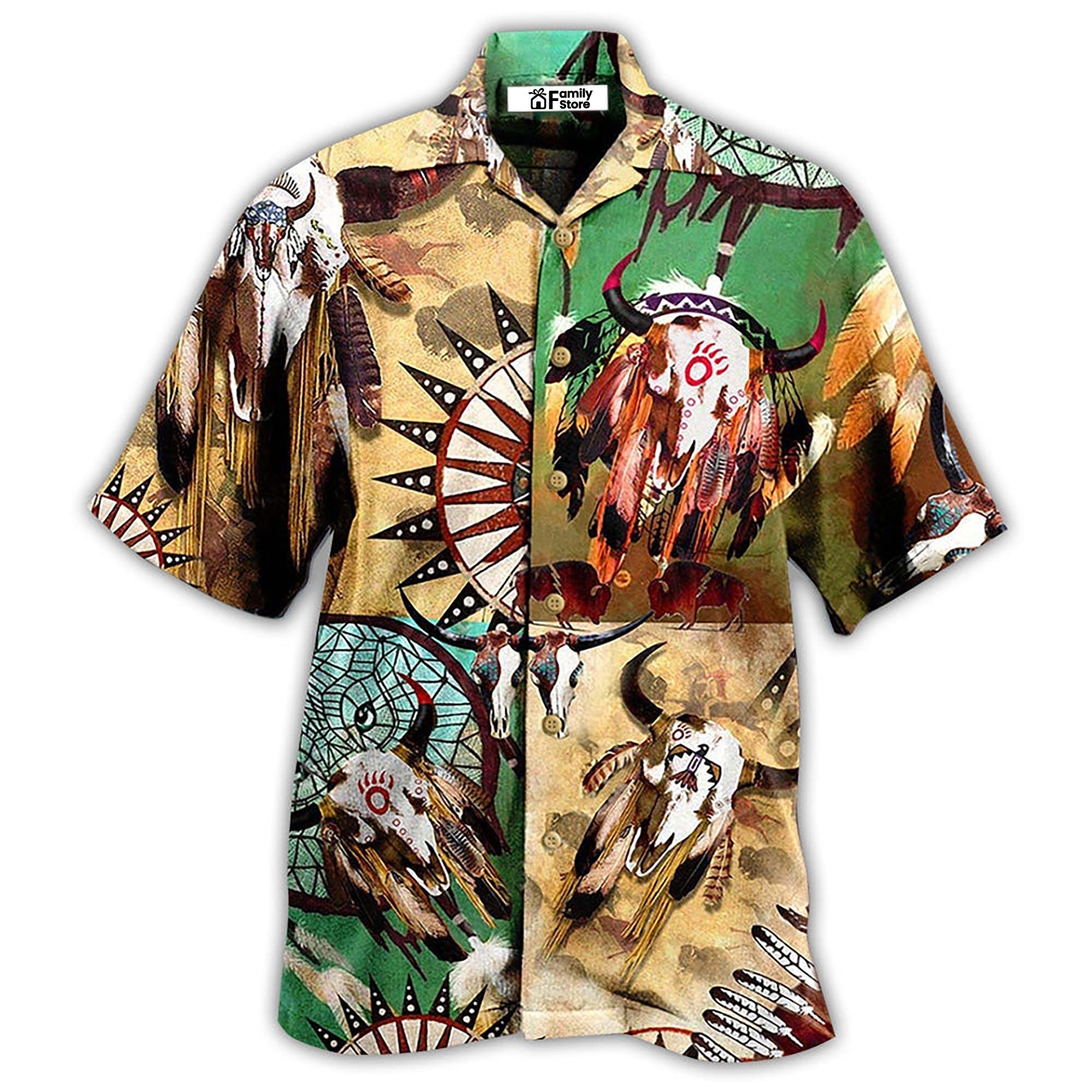 Native American Awesome Spirit Cool - Hawaiian Shirt