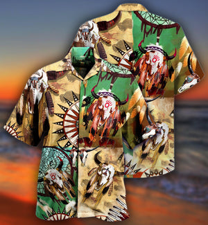 Native American Awesome Spirit Cool - Hawaiian Shirt