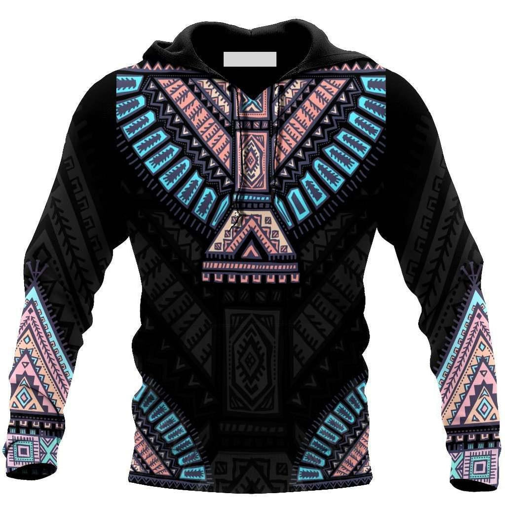 Native American Culture Black Color - Hoodie