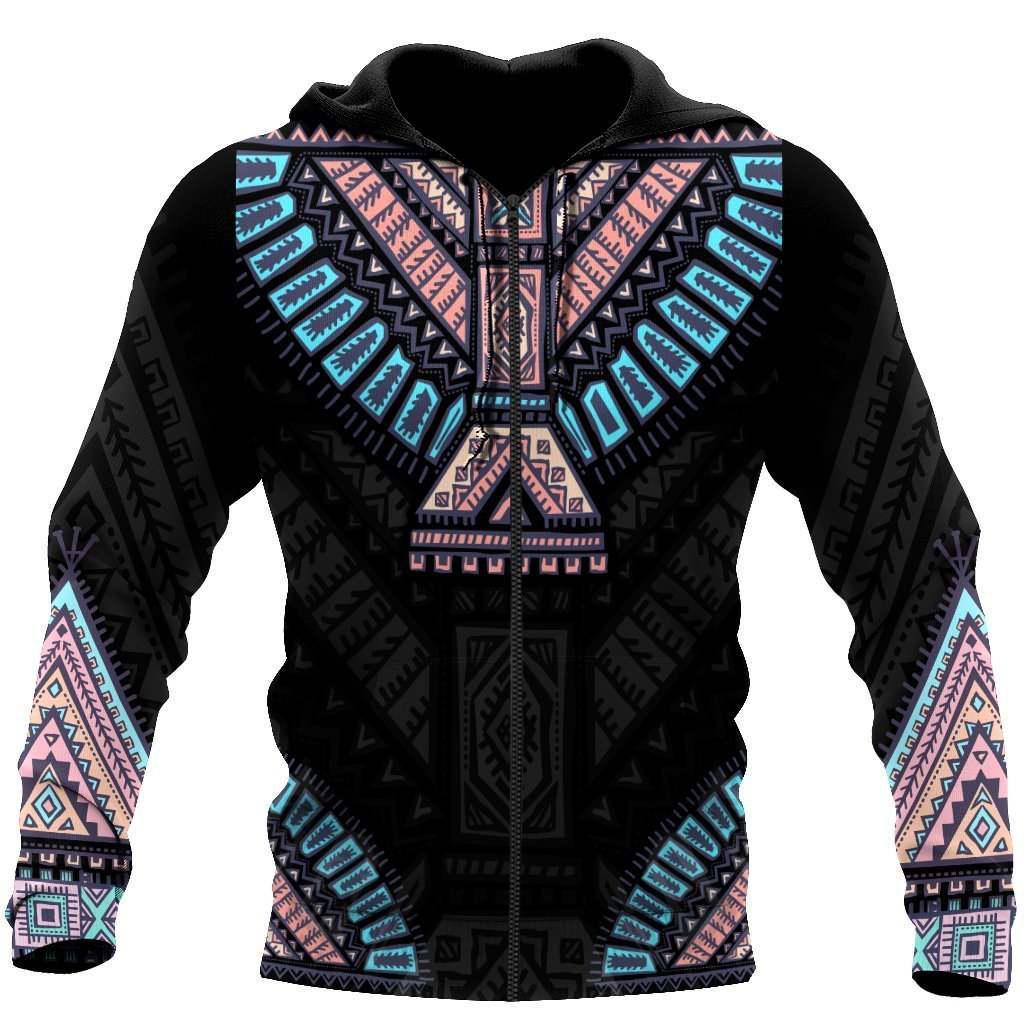 Native American Culture Black Color - Hoodie