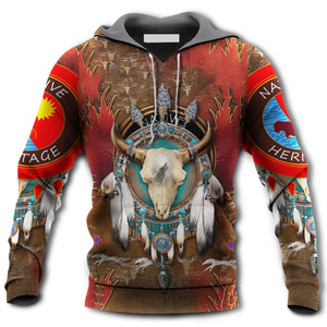 Native American Culture Bull - Hoodie