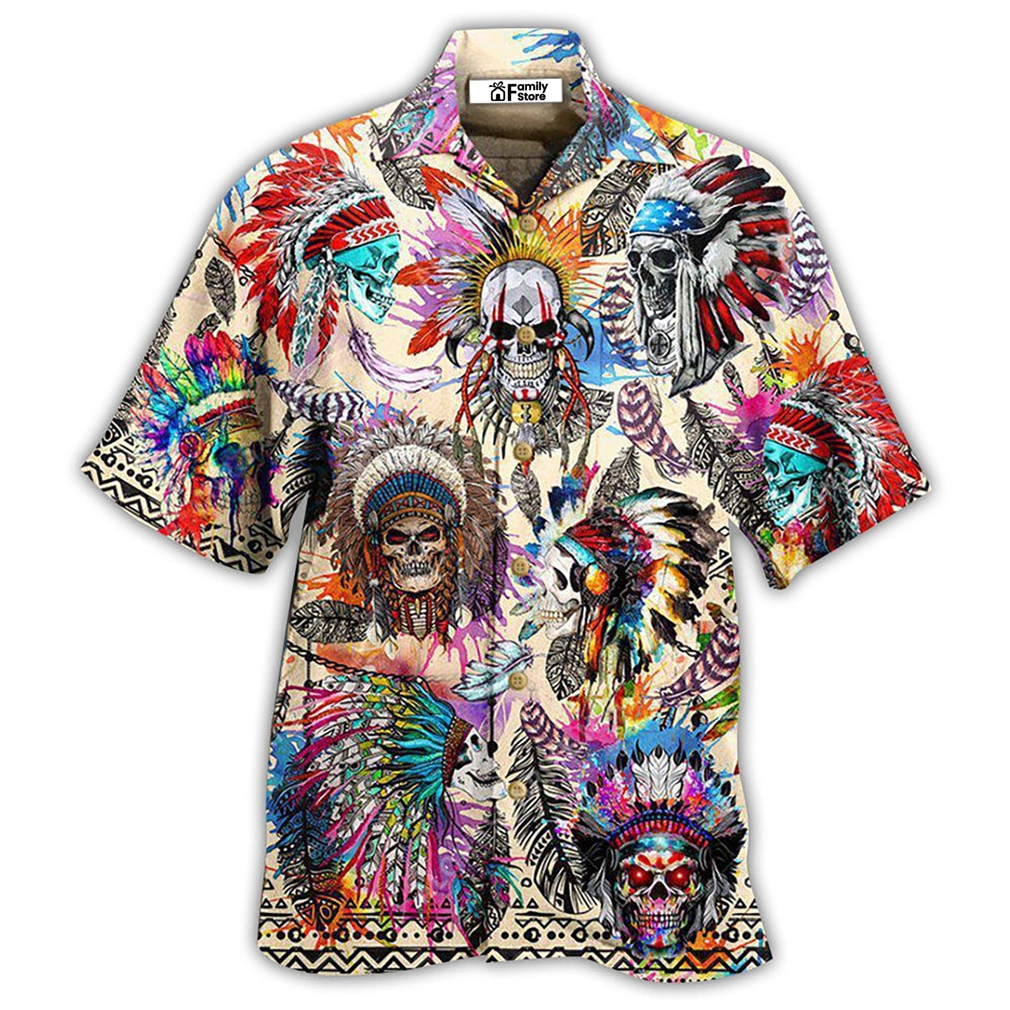Native American Culture Revering Cool - Hawaiian Shirt