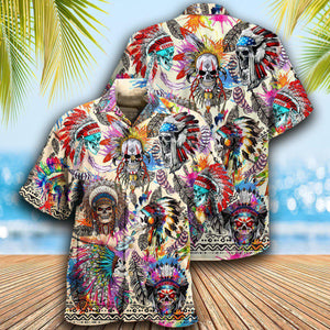 Native American Culture Revering Cool - Hawaiian Shirt