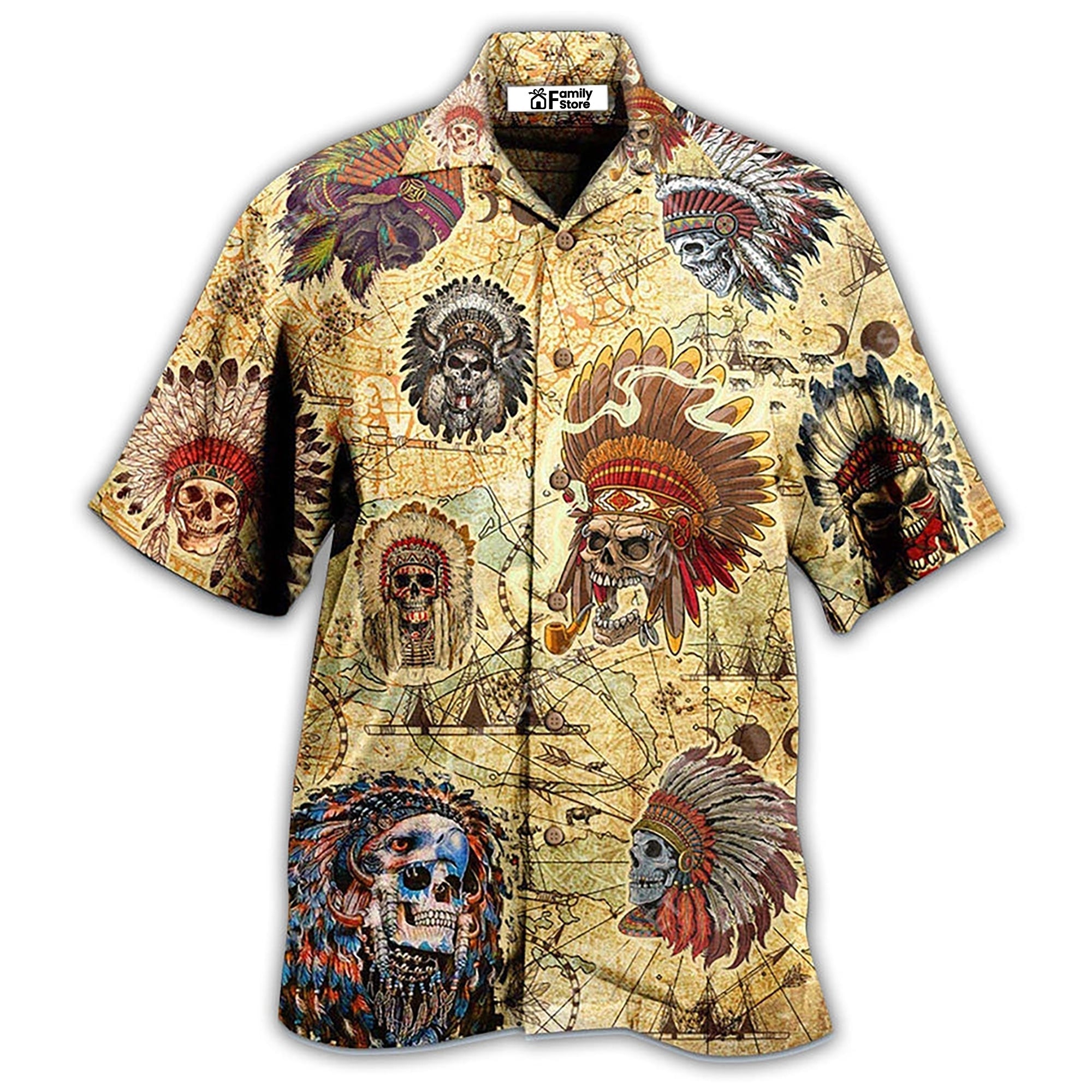 Native American Definitely Cool - Hawaiian Shirt