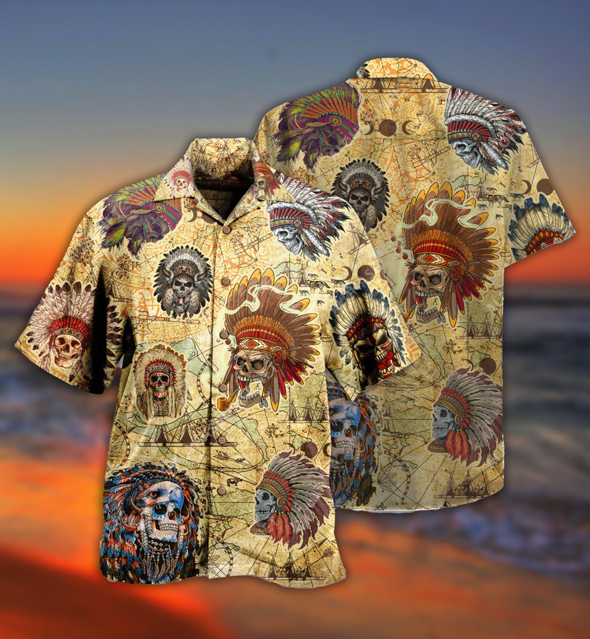 Native American Definitely Cool - Hawaiian Shirt