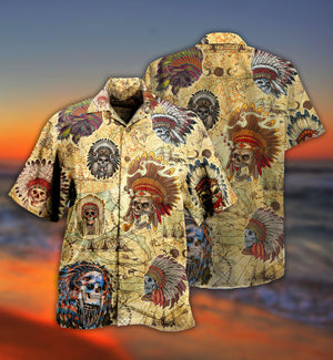 Native American Definitely Cool - Hawaiian Shirt