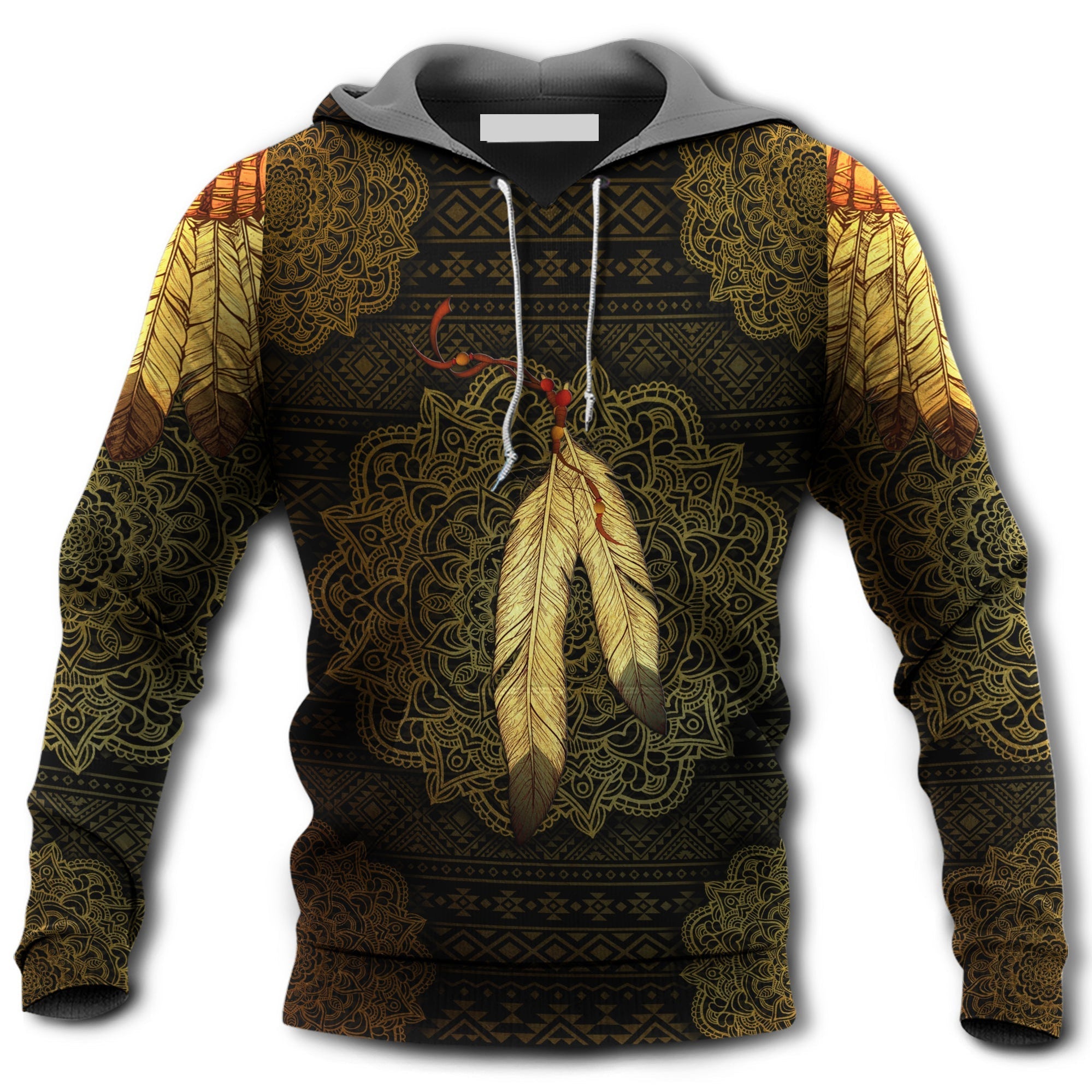 Native American Love Nature Pattern - Hoodie