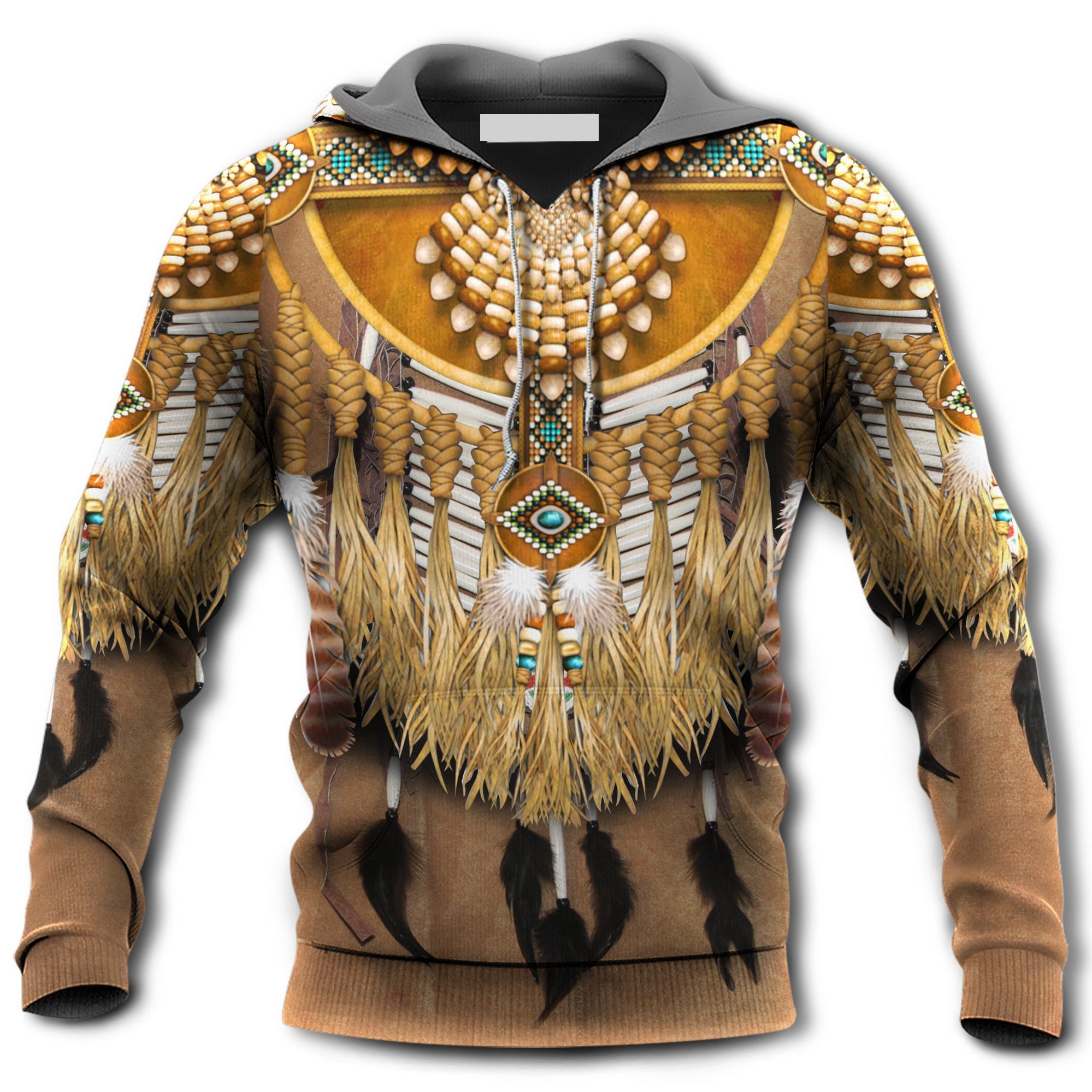 Native American Pattern Feather - Costume Cosplay Hoodie 