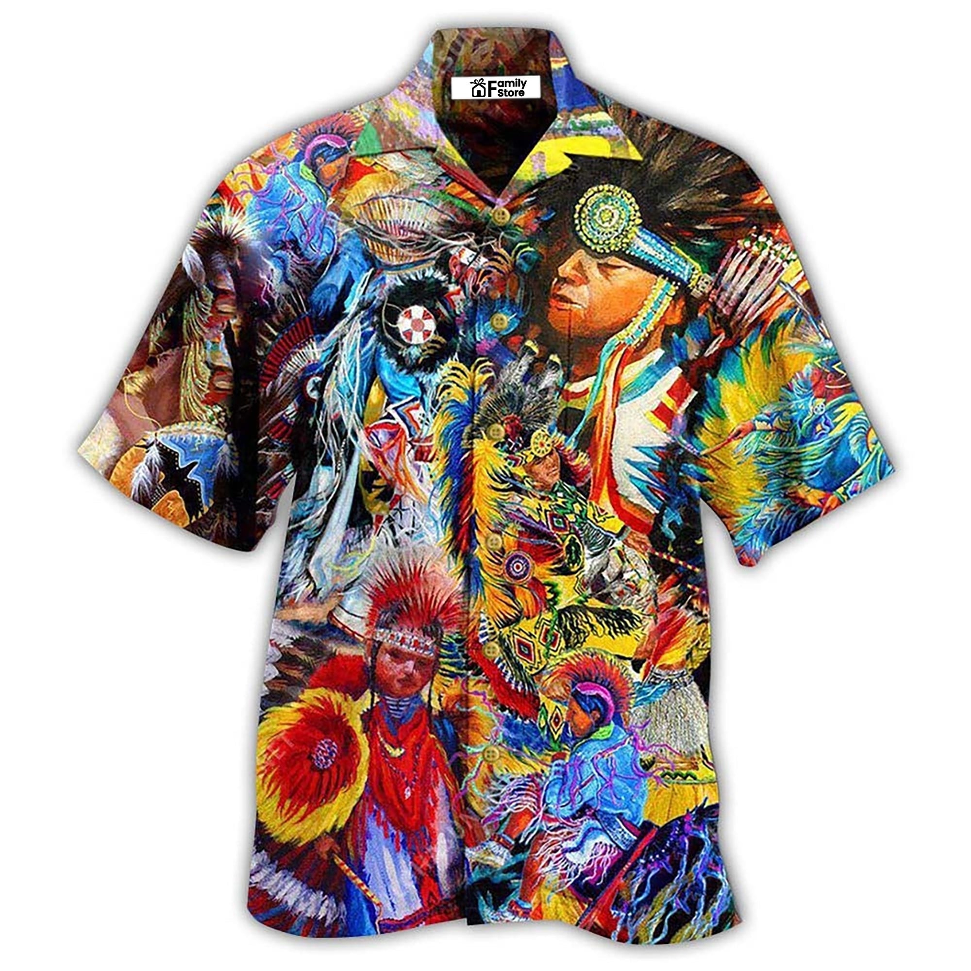 Native American Pow Wow Dancing Cool - Hawaiian Shirt