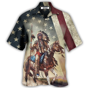 Native Horses Protect Place America - Hawaiian Shirt