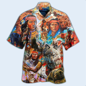 Native Let The Spirits Guide You Cool - Hawaiian Shirt