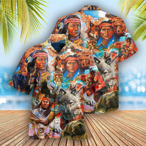 Native Let The Spirits Guide You Cool - Hawaiian Shirt