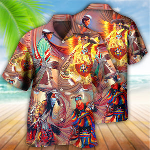 Native People Love Peace Life So Excited - Hawaiian Shirt