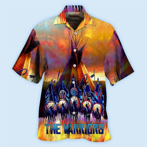 Native Pride Peaceful Forever The Warriors - Hawaiian Shirt