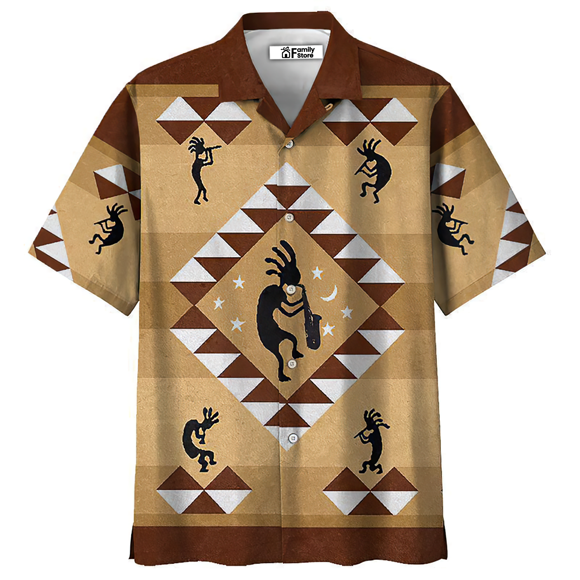 Native Style Love Peace Classic Pattern - Hawaiian Shirt