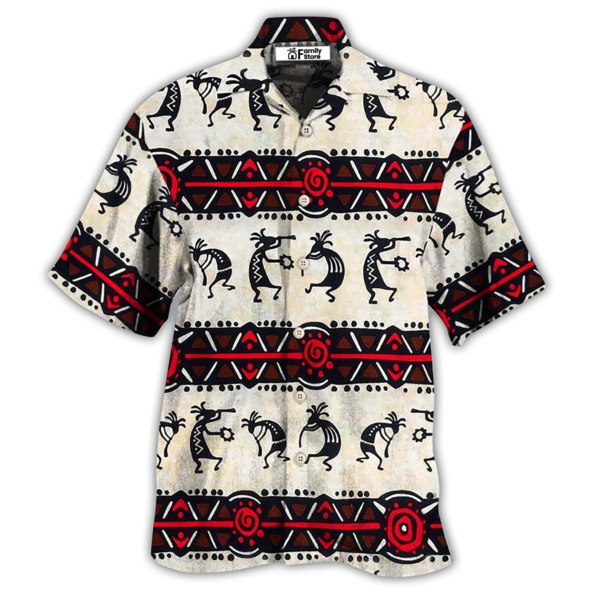 Native Style Love Peace Human - Hawaiian Shirt