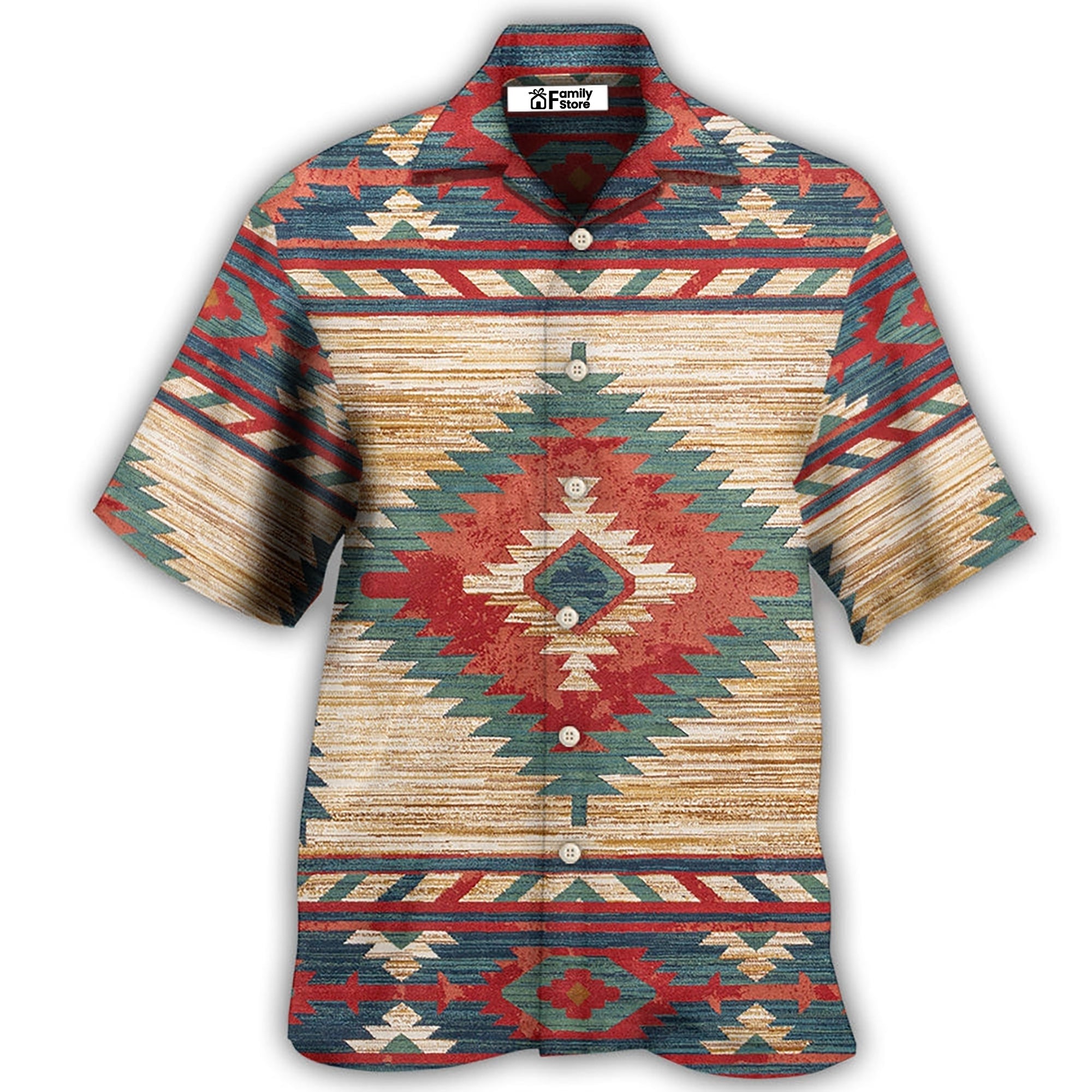 Native Style Love Peace Pattern Amazing - Hawaiian Shirt