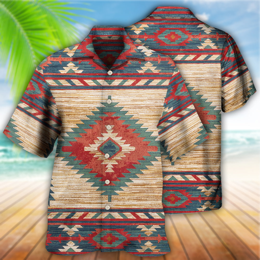 Native Style Love Peace Pattern Amazing - Hawaiian Shirt