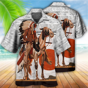 Native Style Love Peace Strong - Hawaiian Shirt