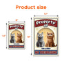 No Trespassing Cat Version Personalized Metal Sign_4_c6f6754b 44c7 415e b37a c14ceb2418ce