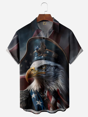 Independence Day Indepndence Day Eagle - Hawaiian Shirt