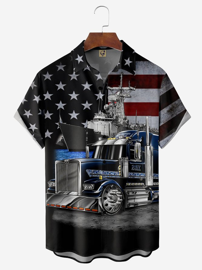 Independence Day Truck Chest - Hawaiian Shirt